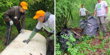 I cacciatori tornano a far risplendere la Valle dell’Aniene: puliti sentieri, aree verdi e strade