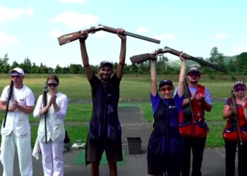 I giovani Azzurri del tiro a volo sanno soltanto vincere ai Mondiali: oro per Maria Iovinella e Francesco Tanfoglio nel Mixed Team di Trap