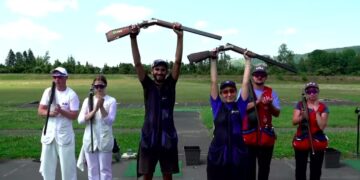 I giovani Azzurri del tiro a volo sanno soltanto vincere ai Mondiali: oro per Maria Iovinella e Francesco Tanfoglio nel Mixed Team di Trap