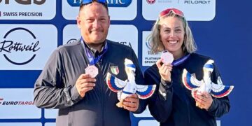 Coppa del Mondo ISSF: Iezzi e Fabbrizzi conquistano il bronzo nel Mixed di Trap
