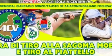 A Isola Vicentina il 4° Memorial Gonzo/De Zaiacomo/Fochesato: tiro alla sagoma mobile e tiro al piattello