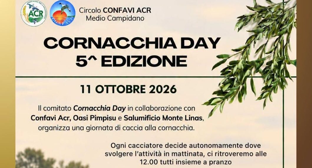 In Sardegna la quinta edizione del Cornacchia Day