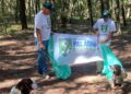 Paladini del territorio in azione nella Pineta di Cecina, raccolti i rifiuti abbandonati in estate