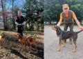 Nel Mantovano una prova di lavoro per cani da seguita su lepre
