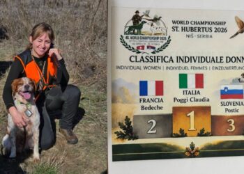 Claudia Poggi orgoglio italiano: è la nuova Campionessa del Mondo di Sant’Uberto femminile