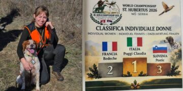 Claudia Poggi orgoglio italiano: è la nuova Campionessa del Mondo di Sant’Uberto femminile