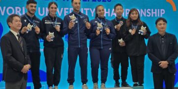 Skeet, Longhi-Bernardini si confermano Campioni del Mondo Universitari nel Mixed Team